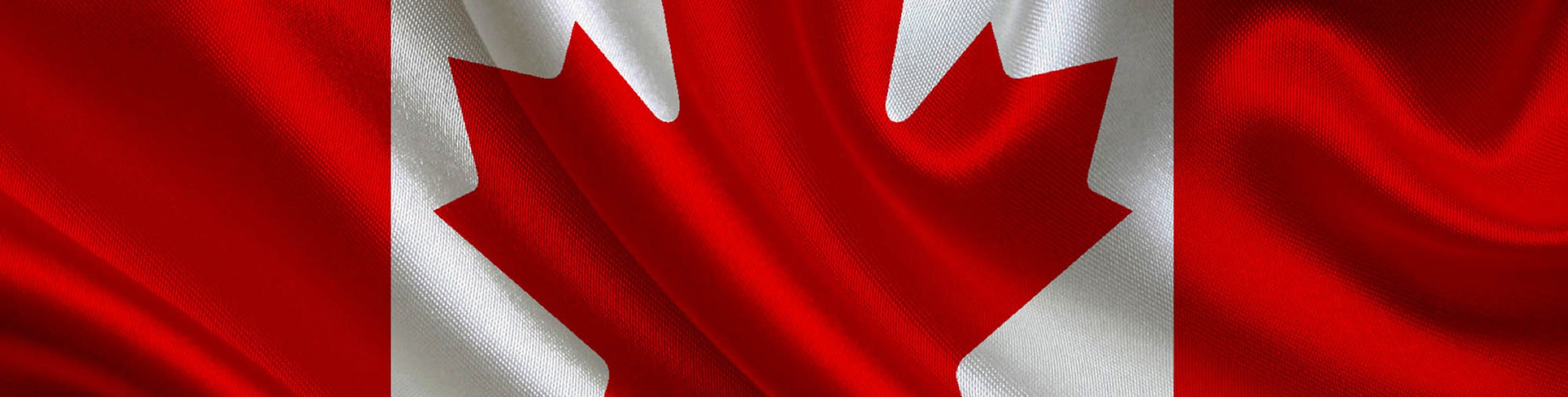 A Canadian flag spans the width of the page.
